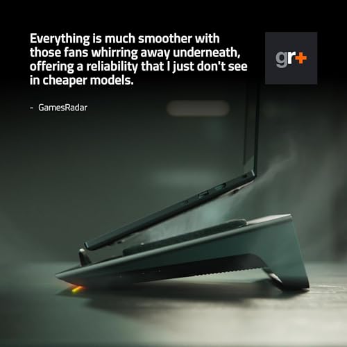 undefined Razer Laptop Cooling Pad: Adaptive Smart - Intelligent Fan Control - Airtight Pressure Chamber - Fits Most Laptops & Macbooks 14” to 18" - Preset & Custom Fan Curves - 3 Port USB Type A - Chroma RGB の商品画像 2