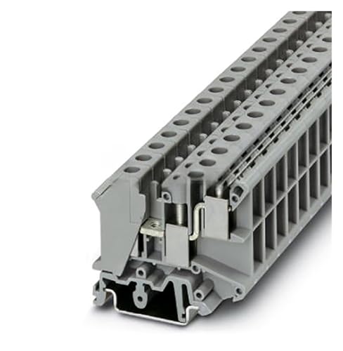 Bornier UK 10-TWIN gris pour dérivation de câbles électriques