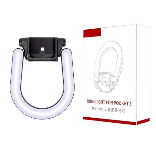 Luz de relleno para cámara portátil de 43 g ideal para creadores de contenido