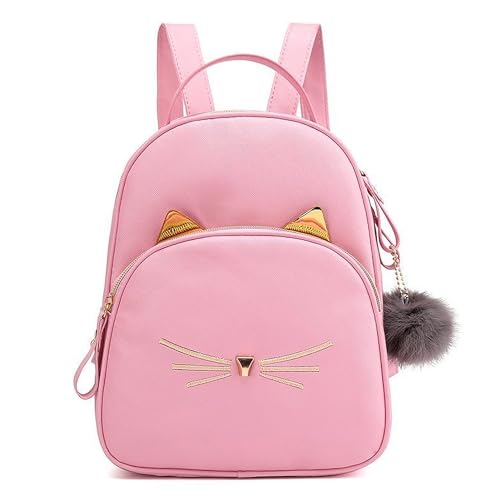 PRLINJSK Mini Backpack for Girls Teens Women Small Cat Backpack Purse