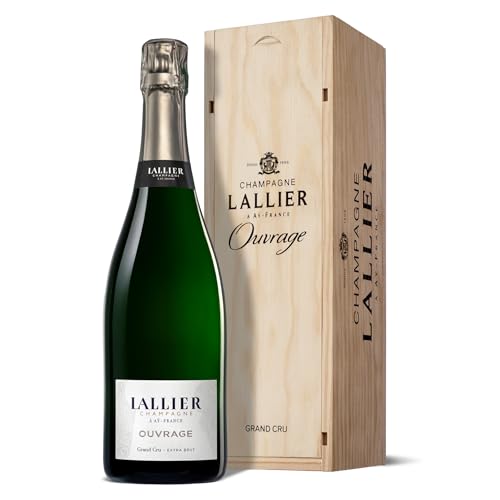 Lallier Ouvrage - Cuvée aus streng limitierten Weinen zweier exklusiver Grand Crus - Extra trockener Champagner aus Chardonnay und Pinot Noir - Lallier Prestige Line - 1 x 0,75 l