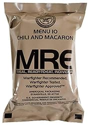 Kit de Supervivencia, ración de Alimentos de Emerg...: Auténticas raciones de alimentos para combate, EE.UU. para sobrevivientes, preparadores y entusiastas de la vida al aire libre. Ideal para caza, acampada, senderismo, pesca, paseo en bote y también para el suministro de alimentos de emergencia. Diseñ...