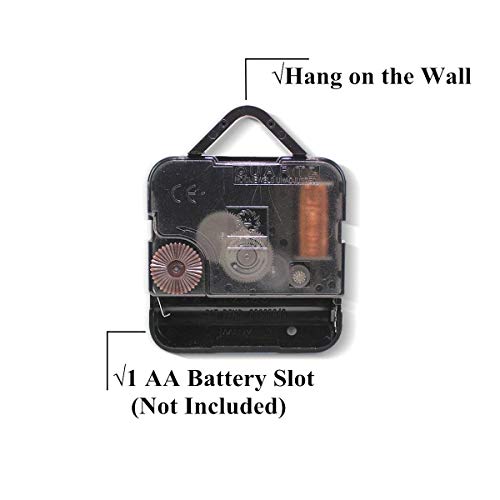 Agona Wall Clock Halloween Black Cat Witch Bats Moon Pumpkin Desk Clock Art Creative Wall Clocks Battery Operated Non Ticking Silent Wall Clock Decorative For Living Room Kids Room Decor Kitchen #TOP5