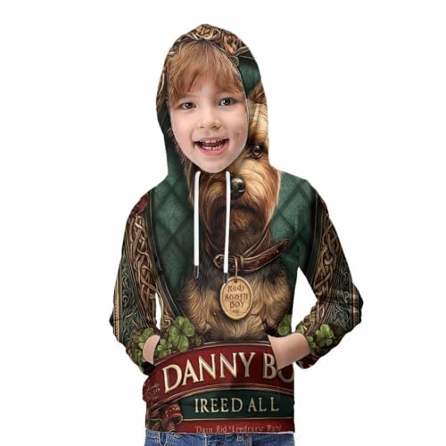 Sweat à capuche pour enfants 12-14 ans pull chaud mi-saison