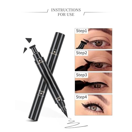 Delineador de ojos MylingKorm 2 en 1 con sello y liquid liner miniatura 6