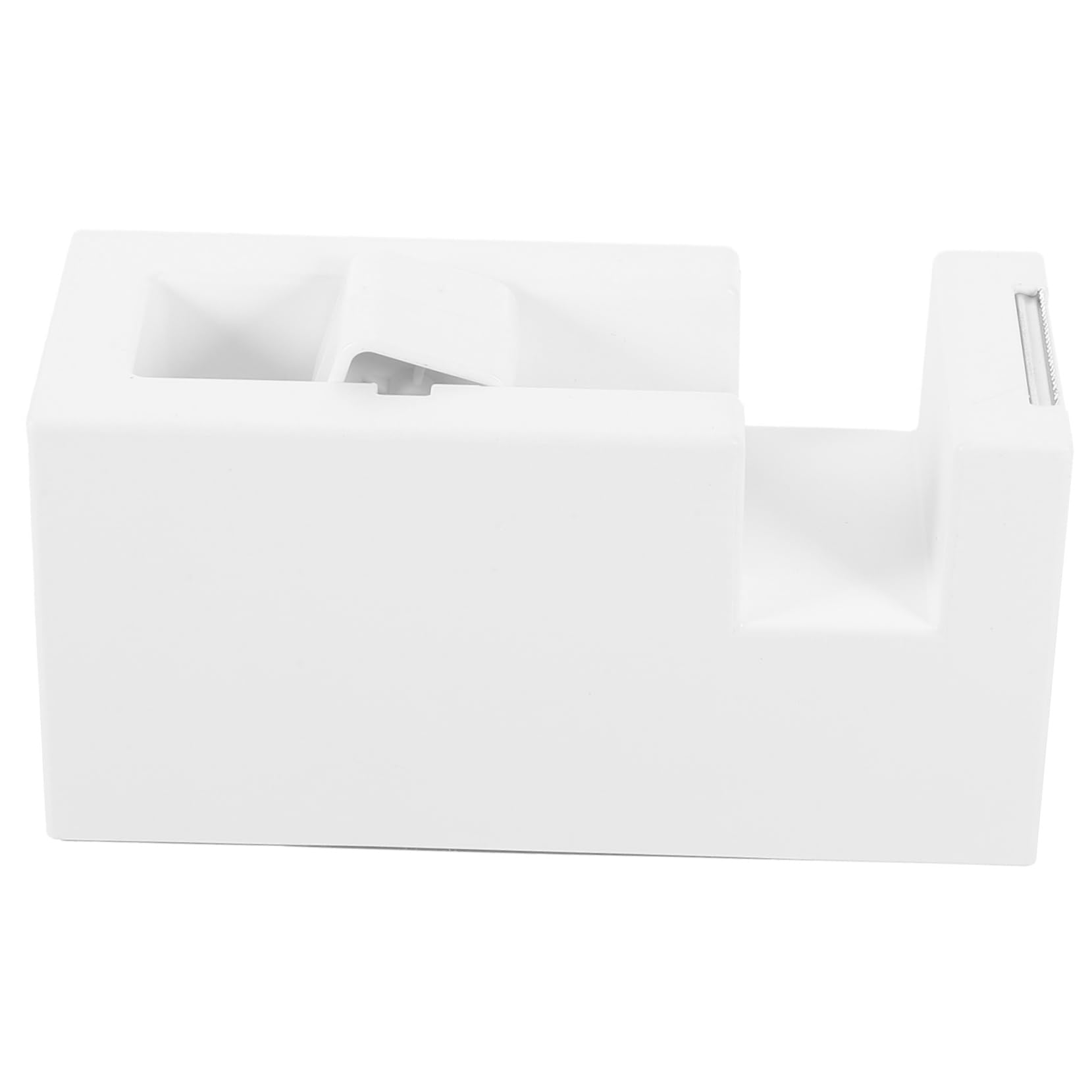 OSALADI 3 Pezzi distributore di nastro Titolare scrivania porta nastro mini Cutter distributore di nastri portatili distributori a nastro distributore a nastro addominali bianca