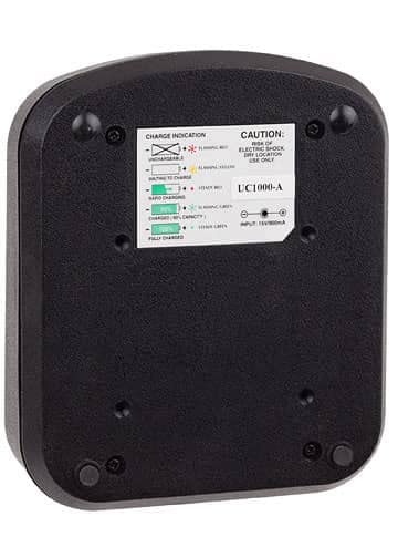 Single Bay Rapid Desk Charger for Harris XL-200P Rechargeable Two Way Radio - Li-Ion/Li-Polymer