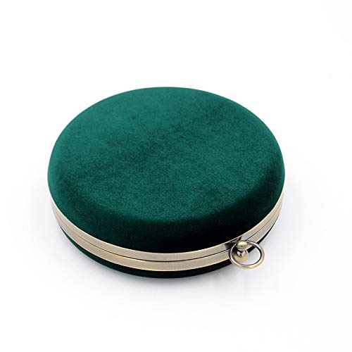 Missfiona MFCLUTCH103_A00 Womens Round Clutch Evening Handbag Jeweled Top-Handle Party Bag thumb #1