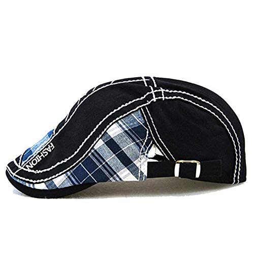 Image of M MOACC Men Beret Hat Cotton Adjustable Newsboy Hats Cabbie Gatsby Cap Driving Flat Caps