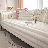 [VIELSEITIGER SCHUTZ] Schützen Sie Ihr Sofa, Ihre Couch, Ihren Liegesessel, Ihren Sessel und Ihre Stühle mit unserem Samt-Möbelbezug vor Flecken, Flecken und Haustieren. Er bietet das ganze Jahr über Schutz und ist somit für alle Jahreszeiten geeignet. Außerdem kann er für verschiedene Zwecke verwendet werden, z. B. als Teppich im Schlafzimmer, als Bodenunterlage oder als Unterlage für die Fensterbank.