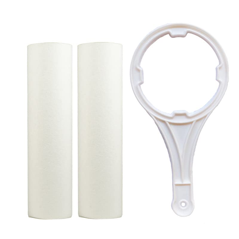 LYLE EASY TO FIND 2 Pcs Sediment Filter 6 Inch Candle/RO Filter/Pre Filter/Spun Filter Compatible with Pureit Water Purifier Comes with Opening Spanner