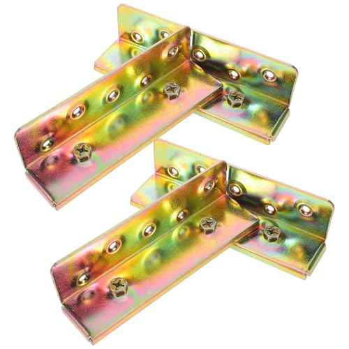 TOYZFRIENDY 4 Piezas De Herramientas De Fijación De Marcos De Cama Conector De Unión De Marcos De Cama Soporte De Barandilla Herrajes De Conexión Soportes De Conexión