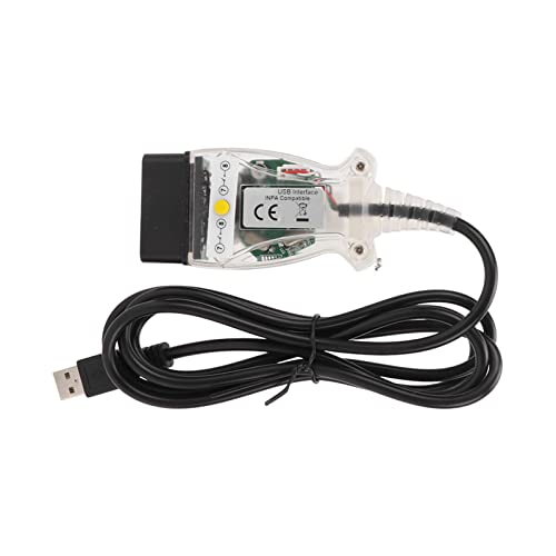OBD2 Scanner, USB Schnittstelle und portabel, Auto Diagnosetool, für Modelle E60 E61 E81 E70 E83 E87 E90 E91 E92 E93, for Autofahrer und Techniker in Fahrzeugdiagnose Reparatur Wartung