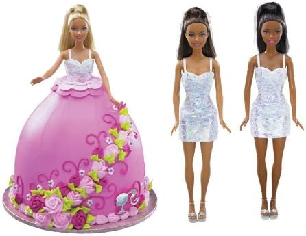 DecoPac Barbie Roses Hispanic Doll Cake Deco Set