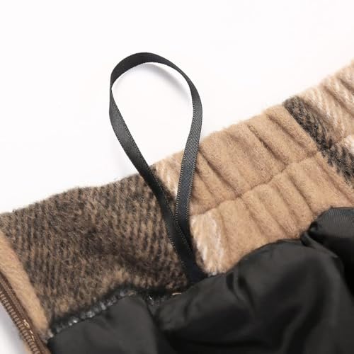 IDEALSANXUN Plaid Skirts for Womens Fall Winter High Waist Aline Pleated Midi Skirts3