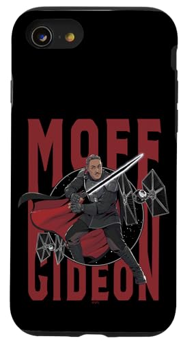 Coque iPhone 8 Star Wars The Mandalorian portrait Moff Gideon rigide