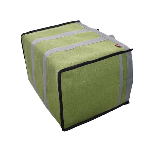 Image of (#B2B21CA L Eco Friendly Reusable Fabric Grocery Vegetable Shopping jhola Bag Heavy Canvas1pc only Large LxWxD 18x11x15 inch