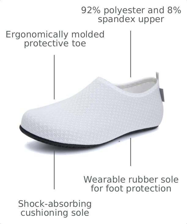 Image of WateLves Womens and Mens Kids Water Shoes Barefoot Quick-Dry Aqua Socks for Beach Swim Surf Yoga Exercise