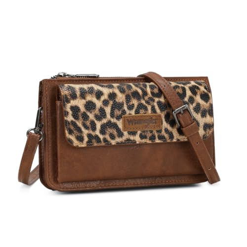 Image of Wrangler Crossbody Wallet for Women RFID Clutch Phone Purse with Credit Card Slots | RFID