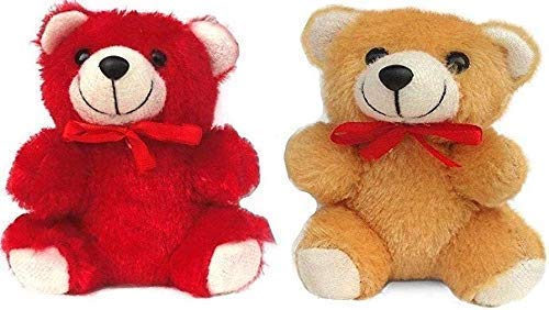 Suryavanshi World Small Teddy Bear for Girl Combo 2 pcs for Kids Boys Lover Anniversary Birthday Pack of 2