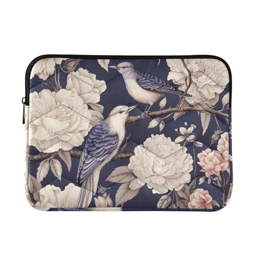 Funda para portátil 13-14 pulgadas impermeable con diseño floral miniatura 1