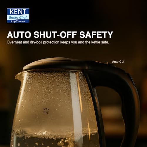 Tetera eléctrica de vidrio KENT Elegant 1.8L miniatura 3