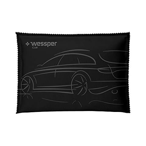 Wessper Reusable Car Dehumidifier Bag 300g Moisture Absorber to Prevent Windscreen Condensation and Fog Dehydrator for Vehicle and Home (Black) Cover