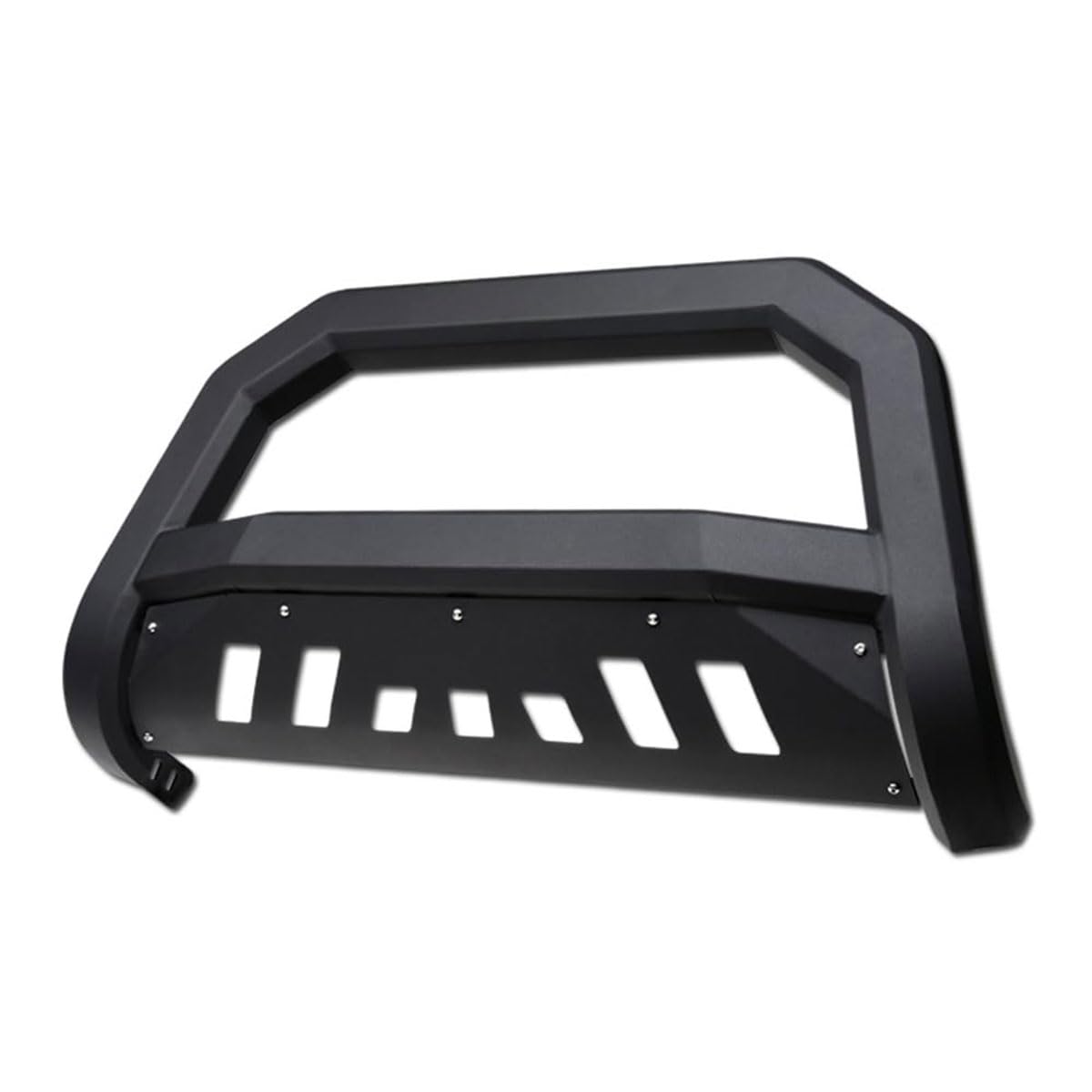 Matte Black Solid Edge Bold Bull Bar Brush Bumper Guard 11-13 Compatible with Durango/11+ Grand Cherokee