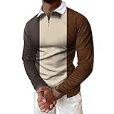 Herren-Poloshirt mit langen Ärmeln, große Größe, modisch, Kaschmir, Herren, bedruckt, Hemd, Polohemd, schwarz, lange Ärmel, nicht teuer, Revers, Arbeit, Pullover, Kaschmir, Herren, Polo Up, A-Grey, L