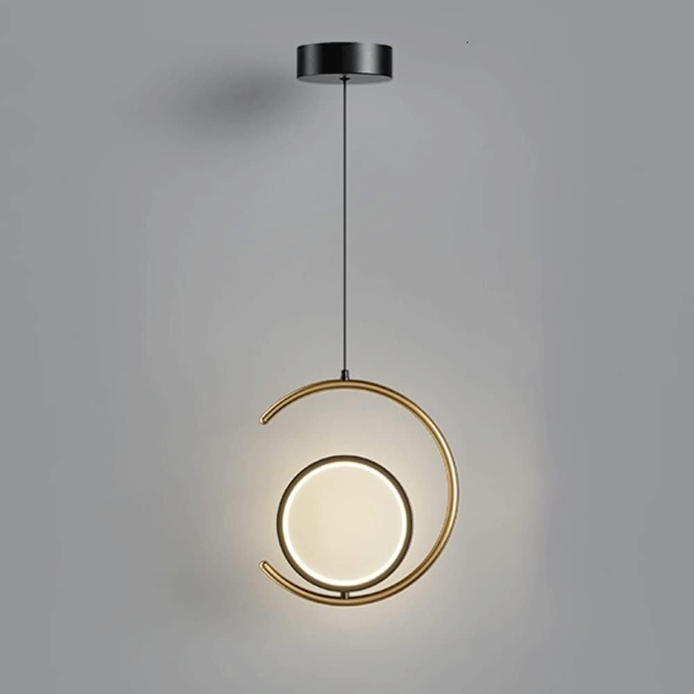 Suspension à anneau minimaliste 8W luminaire d'éclairage avec cordon réglable