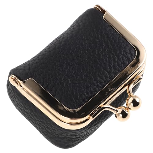 HEMOTON Joyero Vintage Pequeño con Cierre Beso Caja Portátil para Anillos y Pendientes Estuche de Viaje Resistente y Elegante para Mujeres