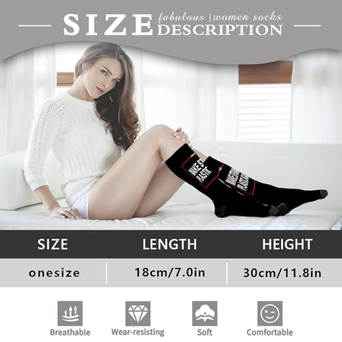 Make plastic again Girls Knee High Socks Boot Socks for Boys Duck Boot Sock Cute Long Boot Sock Youth3