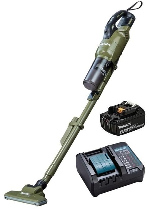 充電式クリーナ CL286FDZO(オリーブ)+バッテリBL1830B+充電器DC18WC付 サイクロン一体式 18V対応 カナジンオリジナルセット品