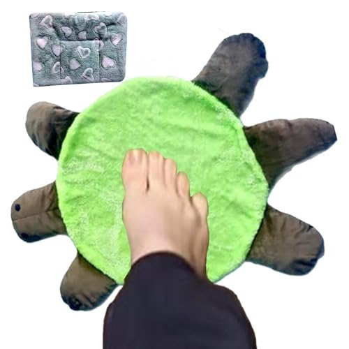 Trapeador de pies – Almohadilla de limpieza de doble cara, limpiador lavable para el hogar, ayudante suave para el hogar, removedor rápido de polvo, piso suave y práctico accesorio de uso diario para