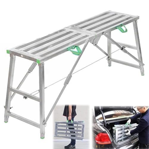 Échafaudage réglable pour nettoyer les vitres hautes sans risquer de tomber - 2