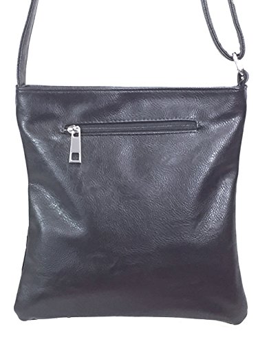 Long Gem Grid Sparkle Cross Body Bag2