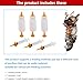YeulYuuri Pet Feeding Bottle and Syringe Set for Puppies and Kittens(3 Bottles,3 Syringes,9 Nipples)