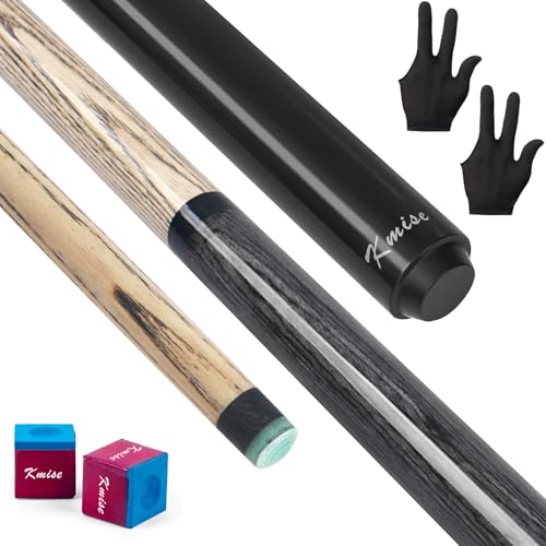 Kmise Jump Break Cue Stick 28oz Pool Cue Stick for Explosive Breaks and Effortless Jumps with 14mm Pro Breaking Tip Heavy Hitter Jump&Break Pool Cue (Gray)