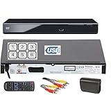 Panasonic DVD-S500EB-K MULTIREGION DVD player with USB & RCA Cable/CD Ripping
