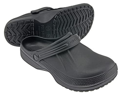 Clogs Gartenschuhe Badeschuhe Pantoletten - geschlossen - (Black, EU...