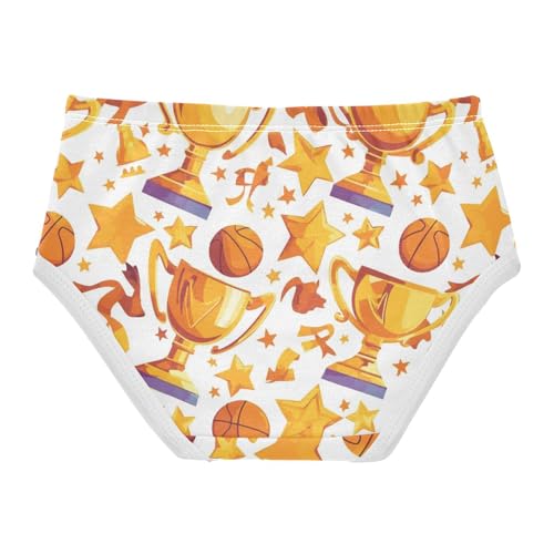Wusikd Basketball Girls' Underwear Cotton Girls Briefs Soft Toddler Underwear 2T2