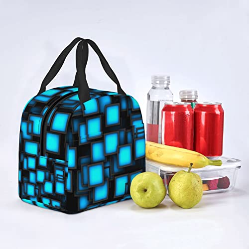 Debou Cool Backgrounds Insulated Lunch Bag Cooler Tote Reusable Leakproof Lunch Box Easy Clean For Work Office Picnic Beach Or Travel #TOP6