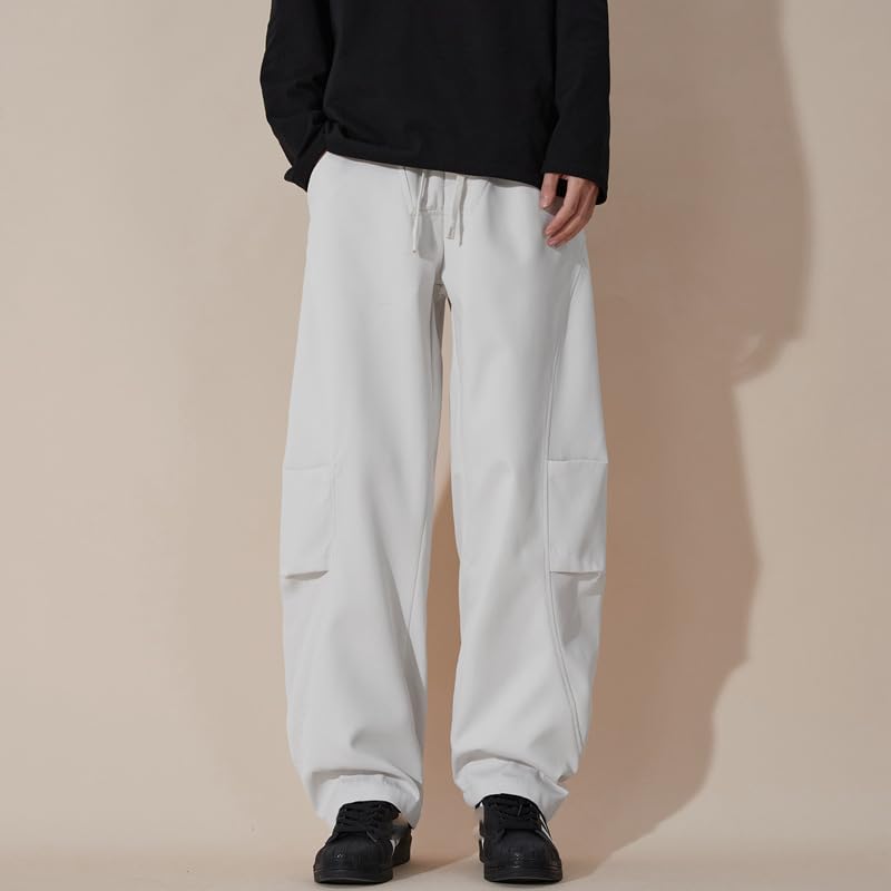 Multi-Pocket Casual Work Pants Men's Streetwear Wide Leg Sport Trousers2