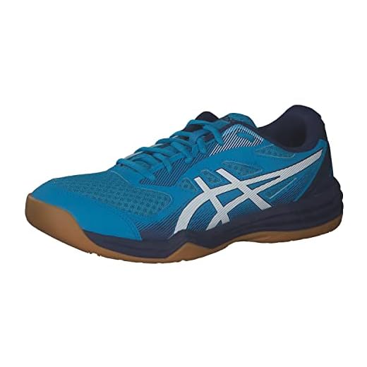 Tênis ASICS Upcourt 5 Azul Masculino Indicado Para Tenis Padel Squash Vôlei Modelo 2023 (br_footwear_size_system, adult, numeric, numeric_41)