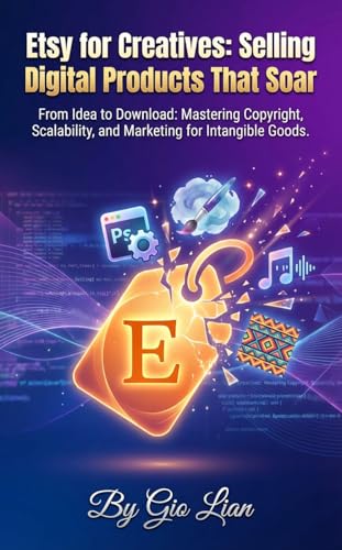 Etsy for Creatives: Selling Digital Products That Soar: From Idea to Download: Mastering Copyright, Scalability, and Marketing for Intangible Goods. (English Edition)