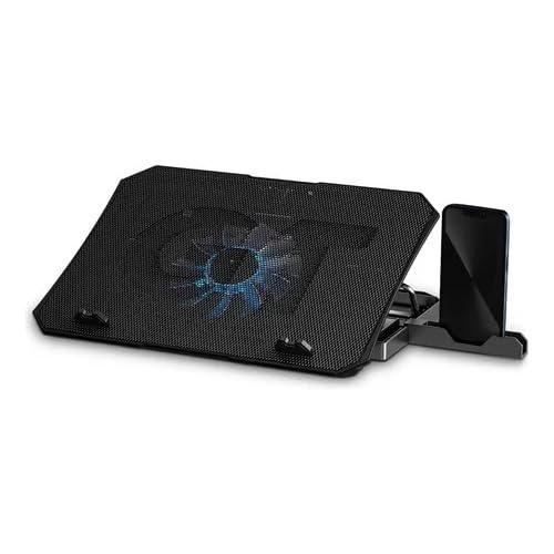Base Refrigerada Gamer para Notebook até 17 Polegadas com 2 Ventoinhas LED Azul Ajustável