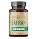 120 Safran Kapseln Hochdosiert – 30mg Extrakt und 6mg Lepticrosalide pro Kapsel – Vegan – Saffran Ohne Zusätze, Saffron Supplement, Saffron Extract, Safran-Extrakt Kapseln