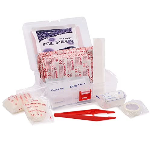 Image of DMI 175-Piece First Aid Kit for Minor Injuries, Cuts and Scrapes, All-Purpose, Portable and Convenient, Includes Bandages, Injury Treatment, Dressings, and Instruments, HSA & FSA Eligible