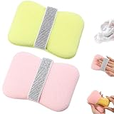 2Pcs Seifensäckchen, für Feste Seife, Seifensack in 2 Farben