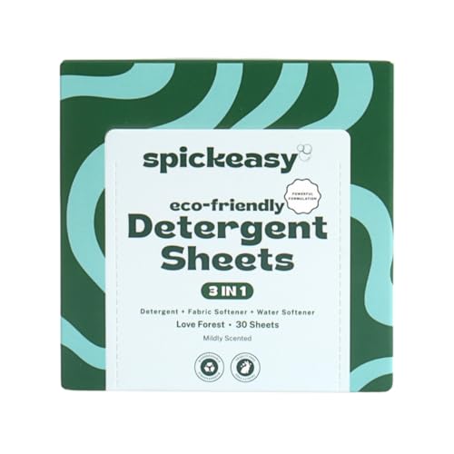 Image of 3-in-1 Eco Laundry Detergent Sheets | Detergent + Fabric Softener + Water Softener | Dissolves Completely | 30 Sheets | Top Load Front Load Hand Wash